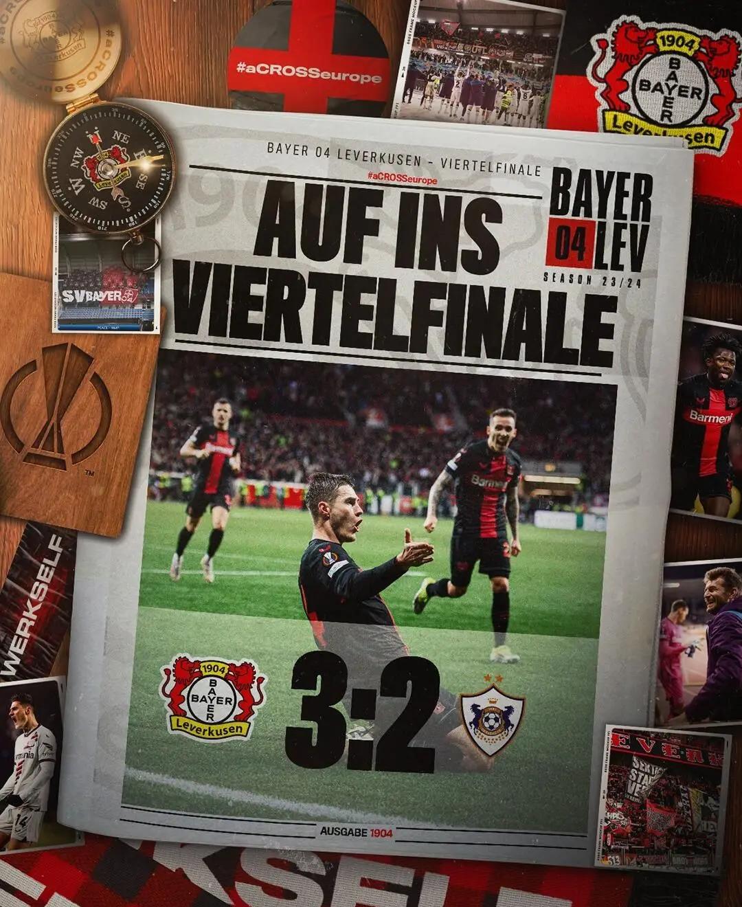 勒沃库森客场取胜,继续保持不败纪录的简单介绍 勒沃库森客场取胜,继续保持不败纪录的简单介绍